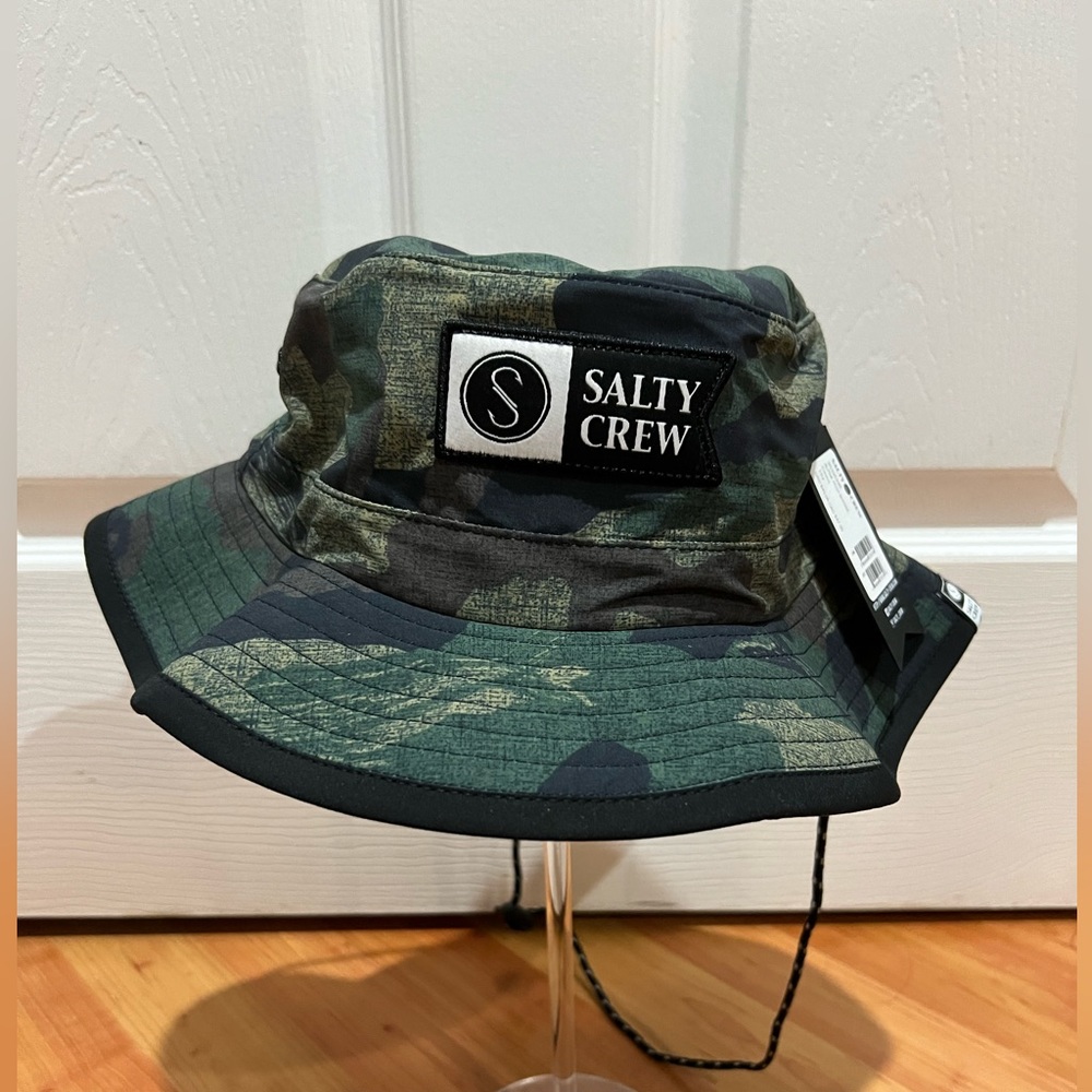 Camo Salty Crew Bucket Hat